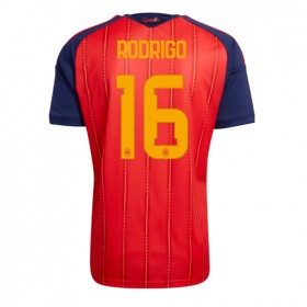 Spanien Rodri Hernandez #16 Hemmakläder VM 2026 Kortärmad